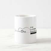 LuthierComの半分の覆いのマグ コーヒーマグカップ (中央)