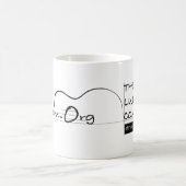 LuthierComの完全な覆いのマグ コーヒーマグカップ (中央)