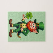 lutin et trèfle à 4 feuilles ジグソーパズル (横)
