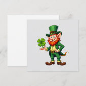 lutin et trèfle à 4 feuilles 招待状 (正面/裏面)