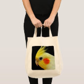 LutinoのCockatiel トートバッグ (正面(商品))