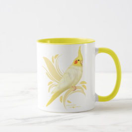 LutinoのCockatiel マグカップ