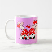 Lutins amoureux 2 コーヒーマグカップ (左)