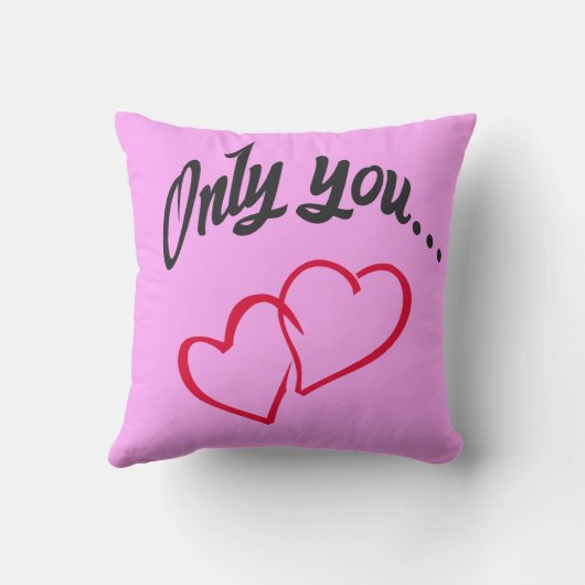 Lutins Amoureux For Ever 2 message d'amour rose クッション (裏面)