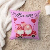 Lutins Amoureux For Ever 4 message d'amour rose クッション (ブランケット)