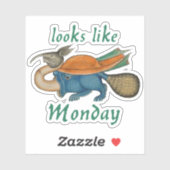 Luttrell Psalter Monday Vinylシール シール (シート)