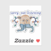 Luttrell Psalter "Not 聞's" Vinyl Sticker シール (シート)