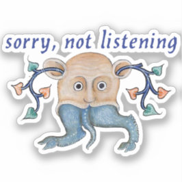 Luttrell Psalter "Not 聞's" Vinyl Sticker シール