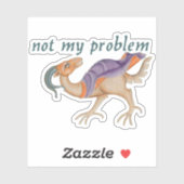 Luttrell Psalter "Not My Problem"ビニールステッカー シール (シート)