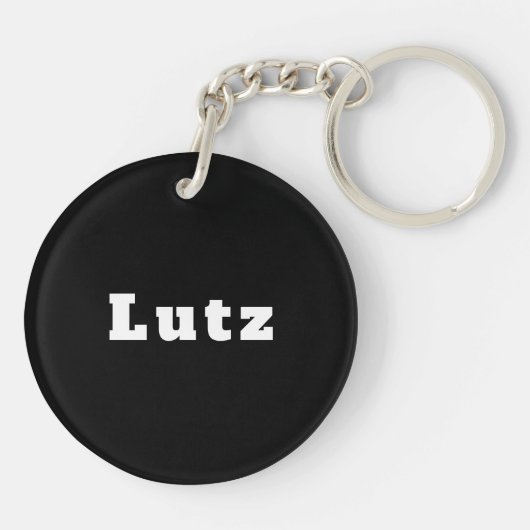 Lutz キーホルダー (裏面)