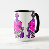 LUVMUG™ Karyn- LUVYBZ®ラブギフトコーヒーカップ マグカップ (正面右)