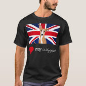 LUVMYWHIPPET (DARK) Basic Tシャツ (正面)