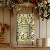 Lux Botanical Touch Personalized Greenery Towel  キッチンタオル