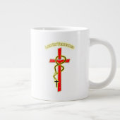 Lux in Tenebris - Rosary 01 ジャンボコーヒーマグカップ (右)