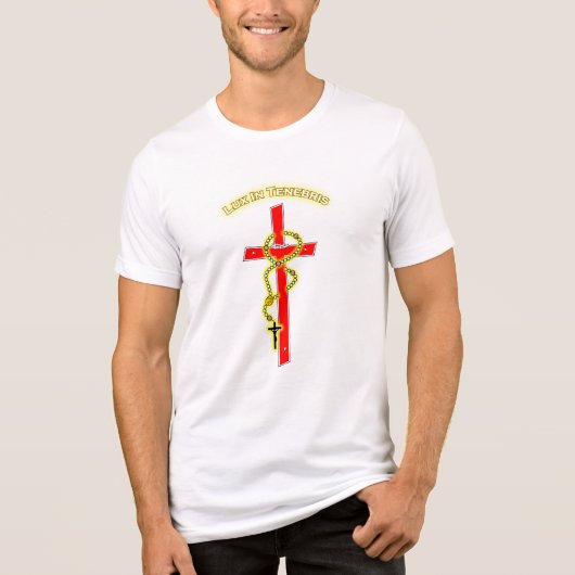 Lux in Tenebris - Rosary 02 トライブレンドＴシャツ (正面)