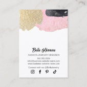 Lux Jewelry and Earring Display Card 名刺 (裏面)