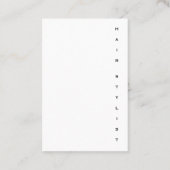 Luxeフェイク金ゴールドテクスチャマーク 名刺 (裏面)