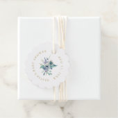 Luxeフローラベビーシャワーありがとうメッセージカード フェイバータグ (インサイチュ)