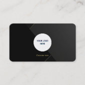 Luxeモダン Calling Card - カスタムSocial & Logo コーリングカード (正面)