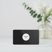 Luxeモダン Calling Card - カスタムSocial & Logo コーリングカード (スタンド正面)