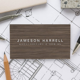 Luxe モダン Wood Architect、家具デザイナー 名刺