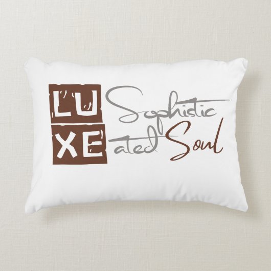 LUXE 上質な魂 アクセントクッション (正面)
