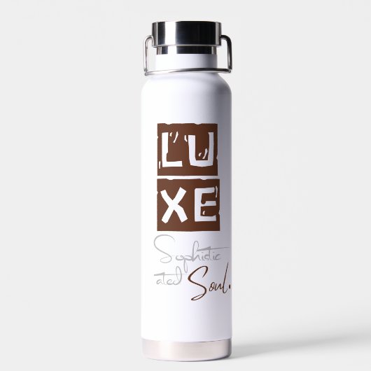 LUXE 上質な魂 ウォーターボトル (背面)