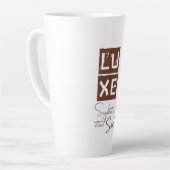 LUXE 上質な魂 カフェラテマグ (左アングル)