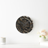 Luxe 3D Dial ラウンド壁時計 (ホーム)