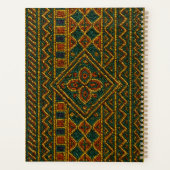 Luxe African Calendar Planner Beaded Kente プランナー手帳 (裏面)