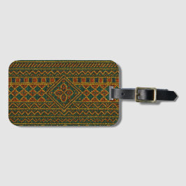 Luxe Beaded Kente African Luggage Tags  ラゲッジタグ