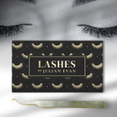 Luxe Black and Lash Stylist名刺 名刺