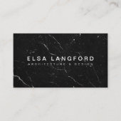 Luxe Black Marble II Architecture, Interior Design 名刺 (正面)
