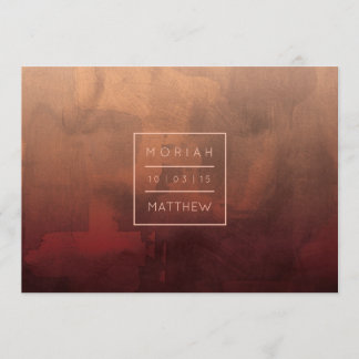 Luxe Burgundyと赤面保存日 セーブザデート