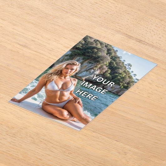 LUXE! ✨ Custom Acrylic Invitation – Add Your Desig アクリル招待状 (レイダウン)