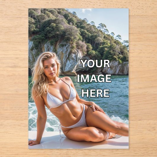 LUXE! ✨ Custom Acrylic Invitation – Add Your Desig アクリル招待状 (正面)