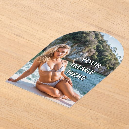 LUXE! ✨ Custom Acrylic Invitation – Add Your Desig アクリル招待状 (レイダウン)