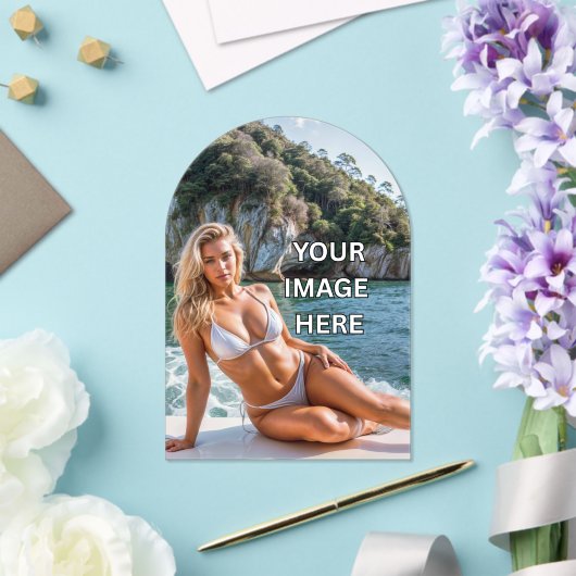 LUXE! ✨ Custom Acrylic Invitation – Add Your Desig アクリル招待状 (インサイチュ (ウェディング))