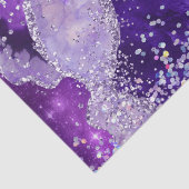 Luxe Gemstone Marble Purple Glitter Agate 薄葉紙 (詳細)