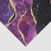 Luxe Gemstone Purple Gold Glitter Agate 薄葉紙 (詳細)