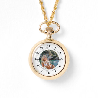 LUXE! ✨ Gold Necklace Watch for Her 腕時計