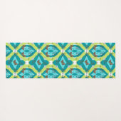 Luxe green garden art ヨガマット (裏面(横))