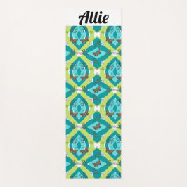 Luxe green garden art ヨガマット