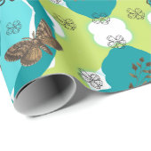 Luxe green garden art ラッピングペーパー (ロールコーナー)