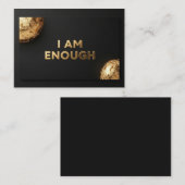 Luxe "I AM ENOUGH" Affirmation Card ノートカード (正面/裏面)