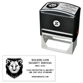 Luxe Lion Business Logo Taglineウェブサイト セルフインキングスタンプ