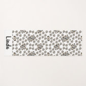 Luxe modern animalprint be brave girl ヨガマット (正面(横))