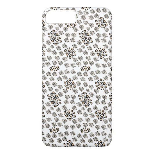 Luxe modern animalprint be brave girl Case-Mate iPhoneケース (裏面)