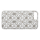 Luxe modern animalprint be brave girl Case-Mate iPhoneケース (裏面(横))