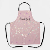 Luxe modern romantinc girl エプロン (正面)